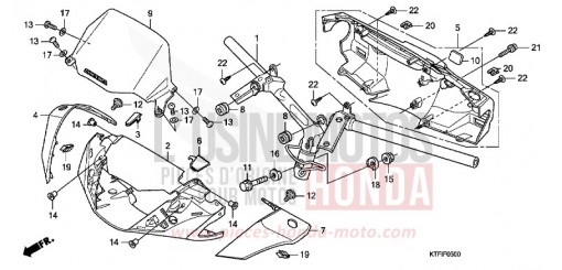 HANDLE PIPE/HANDLE COVER SH150A de 2010